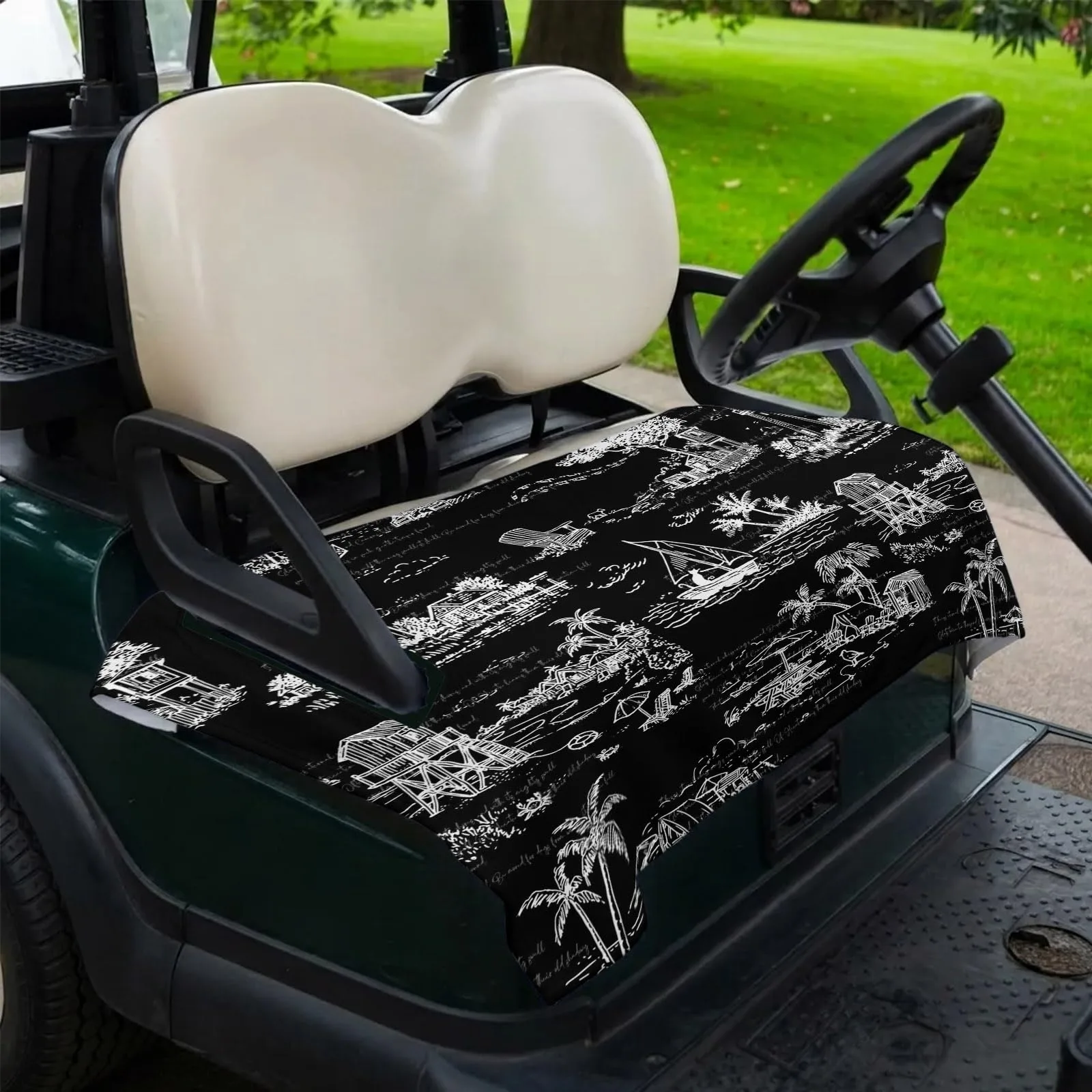 DecorLovee Golf Cart Seat Cover for 2-Seater Carts image 2