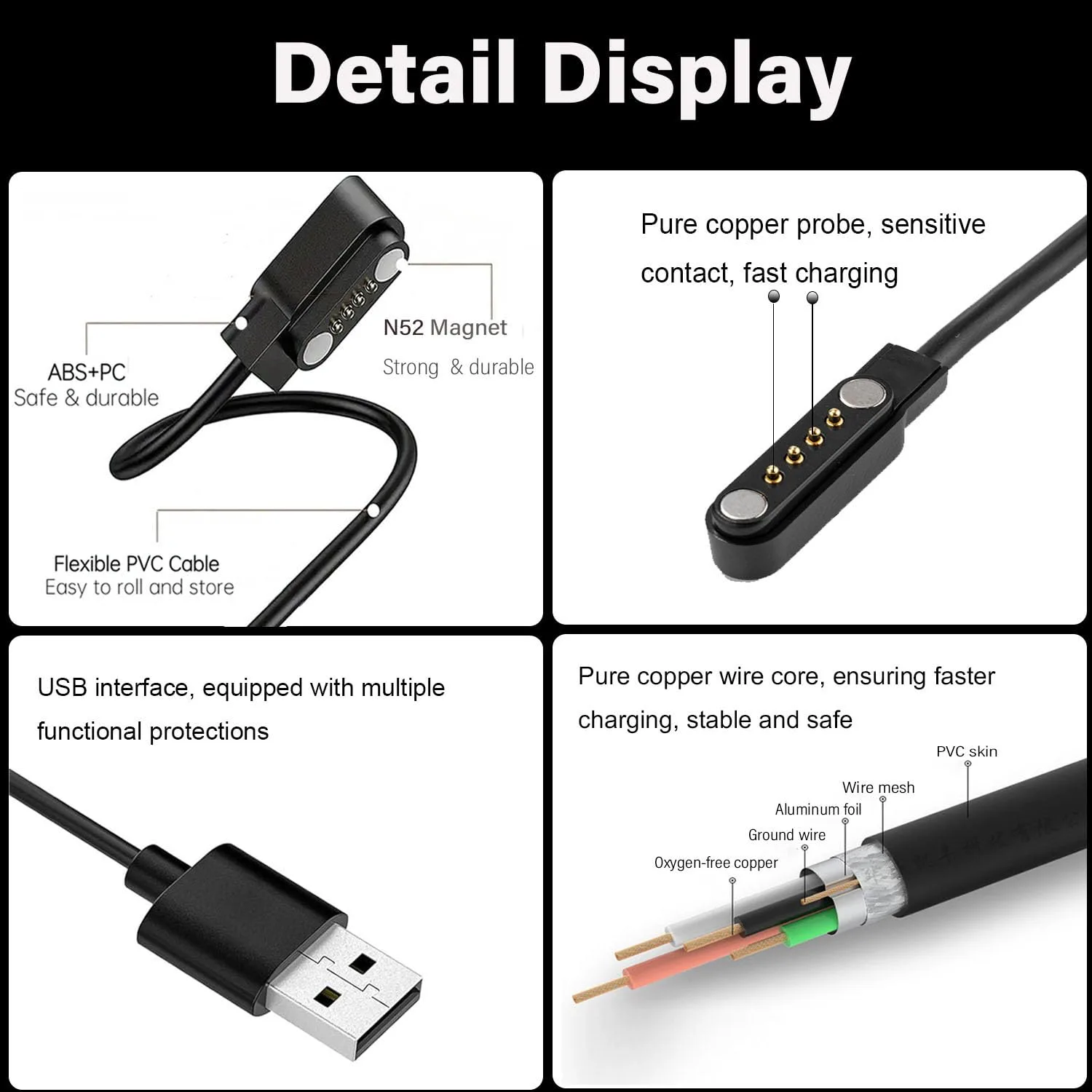 Xininyia 4-Pin Charger Cable for Izzo Swami Range Finder image 4