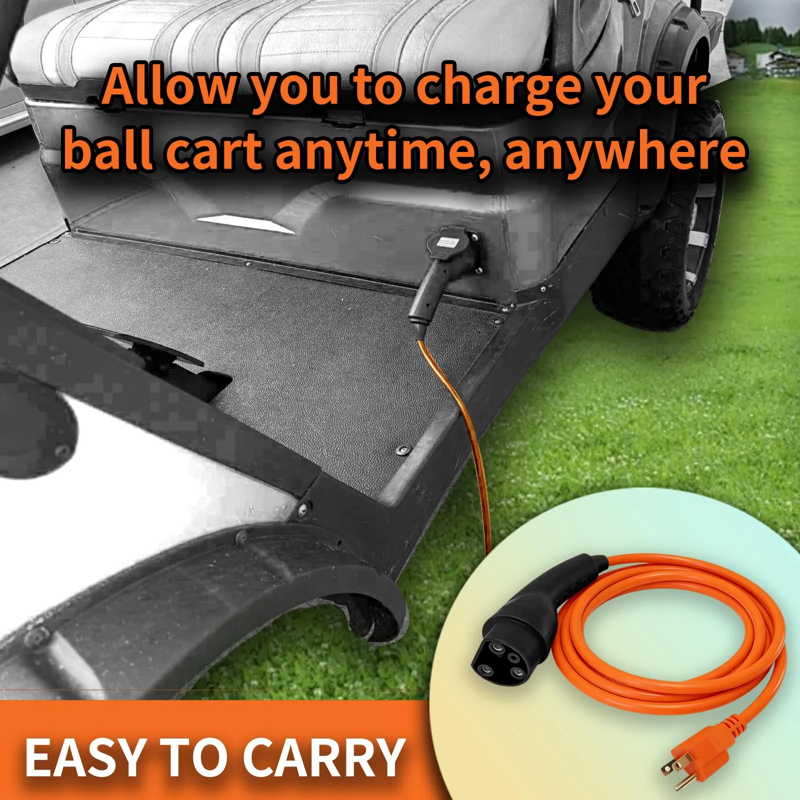 EVHIKING Golf Cart Charger Cord 15.7FT 2.04.0620 image 3