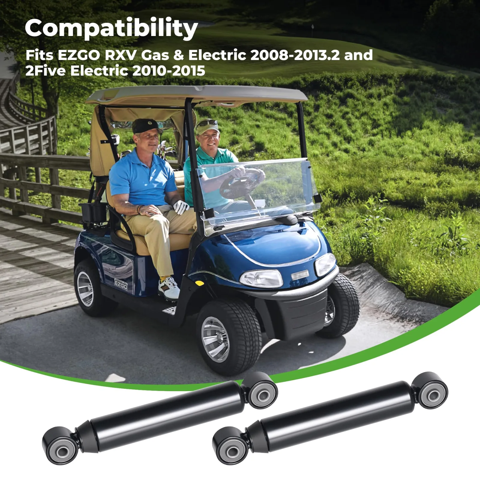 10L0L Rear Shocks for E-Z-GO RXV and 2Five image 3