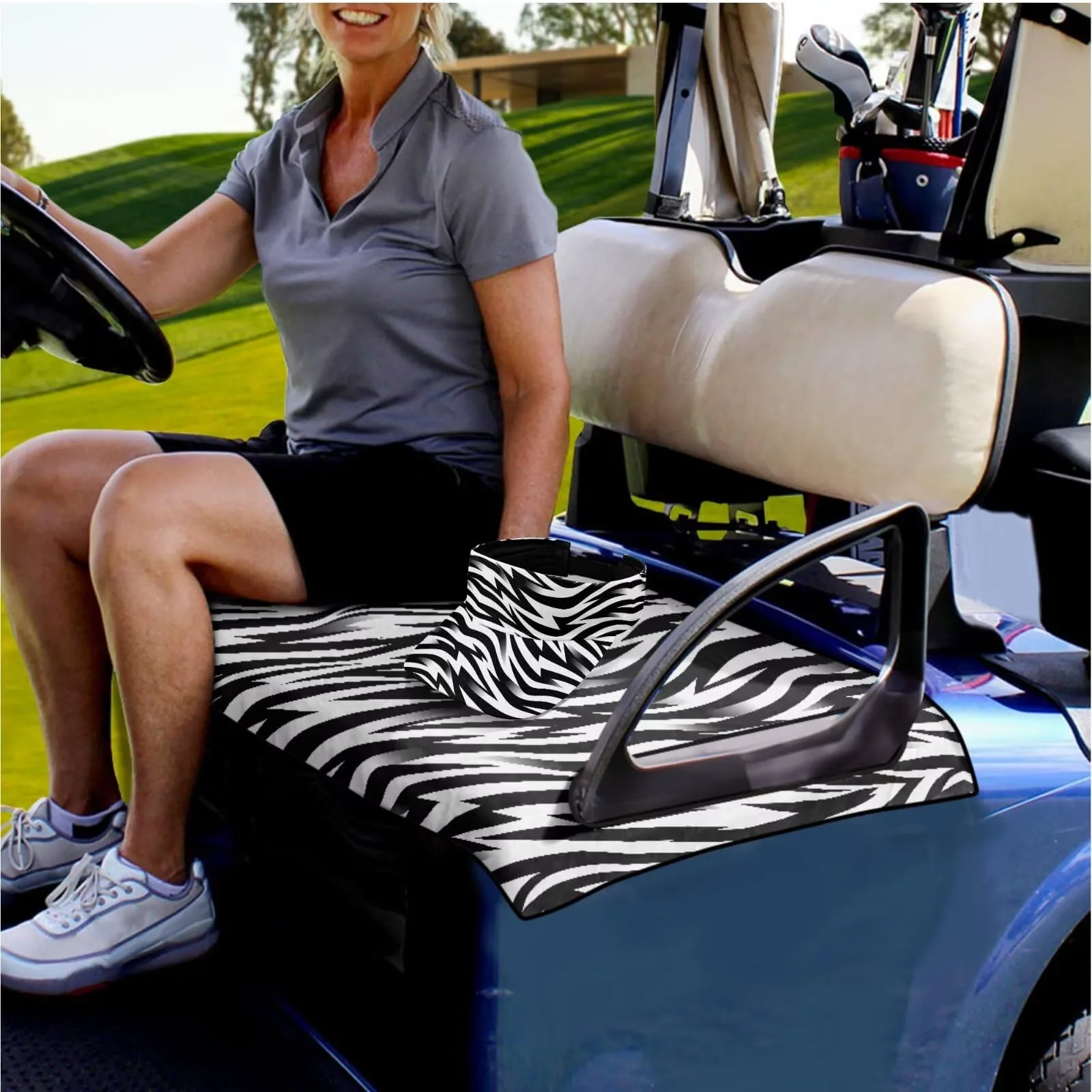 Yewattles Club Car 2-Seater Golf Cart Seat Cover image 3