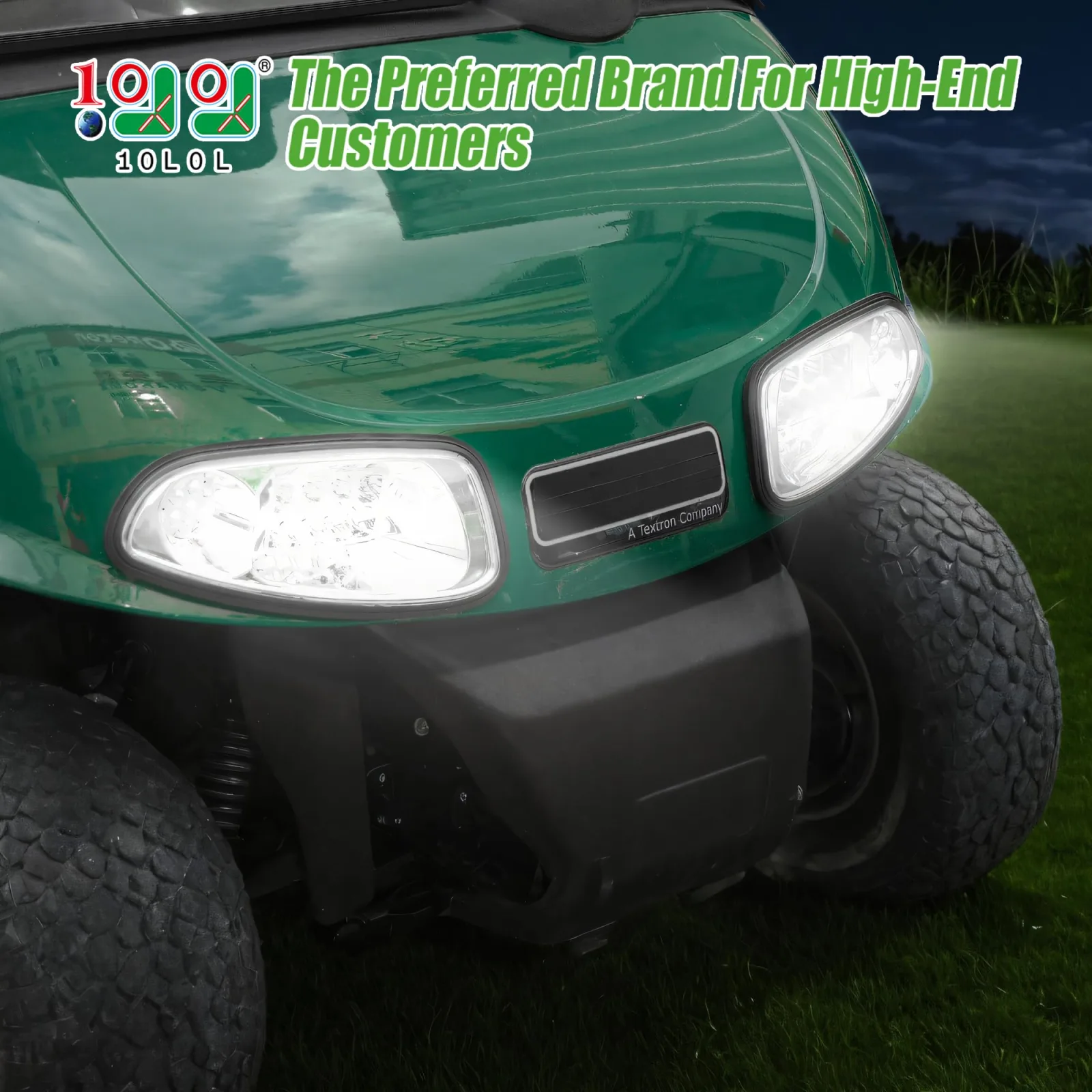 10L0L 12V LED Headlight Kit for E-Z-GO RXV 2008-2015 image 2