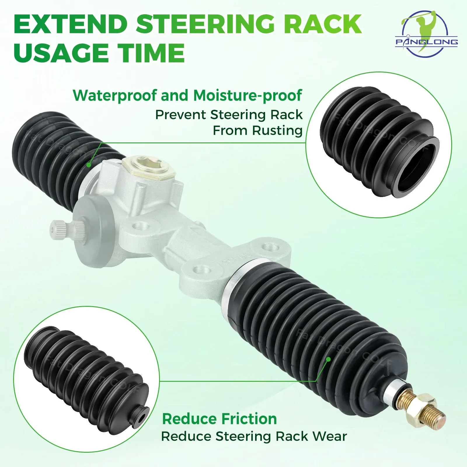 Panglong Steering Rack Dust Boots for Club Car DS image 3