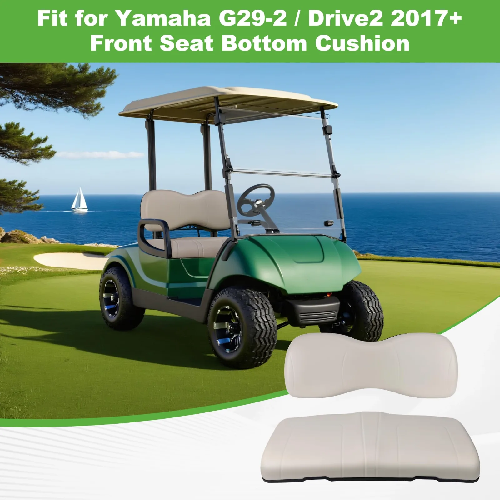10L0L Front Seat Cushion Kit for Yamaha G29 / Drive (2007–2016) image 4