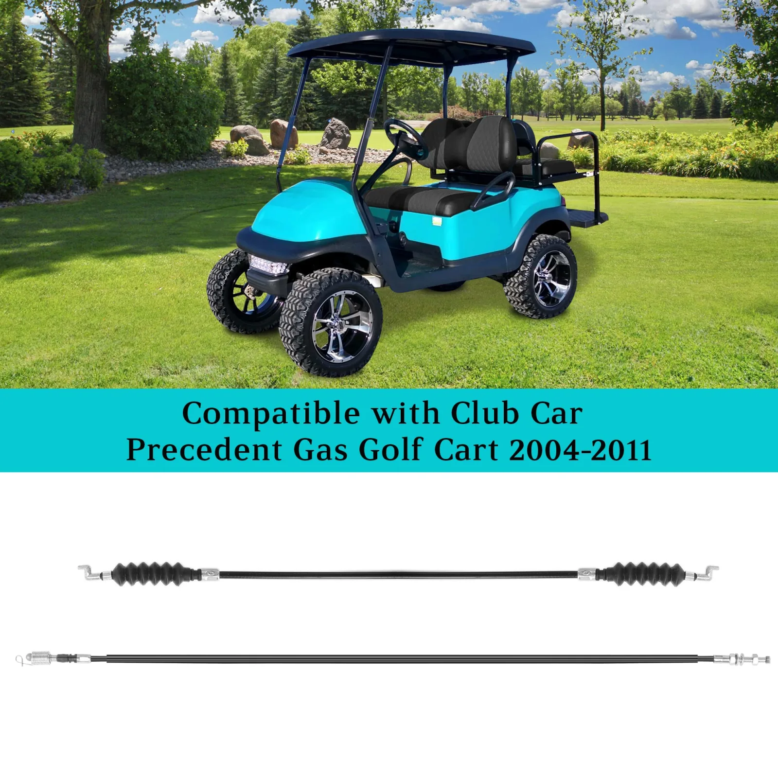 10L0L Throttle Cable Kit for Club Car Precedent Gas Carts image 3