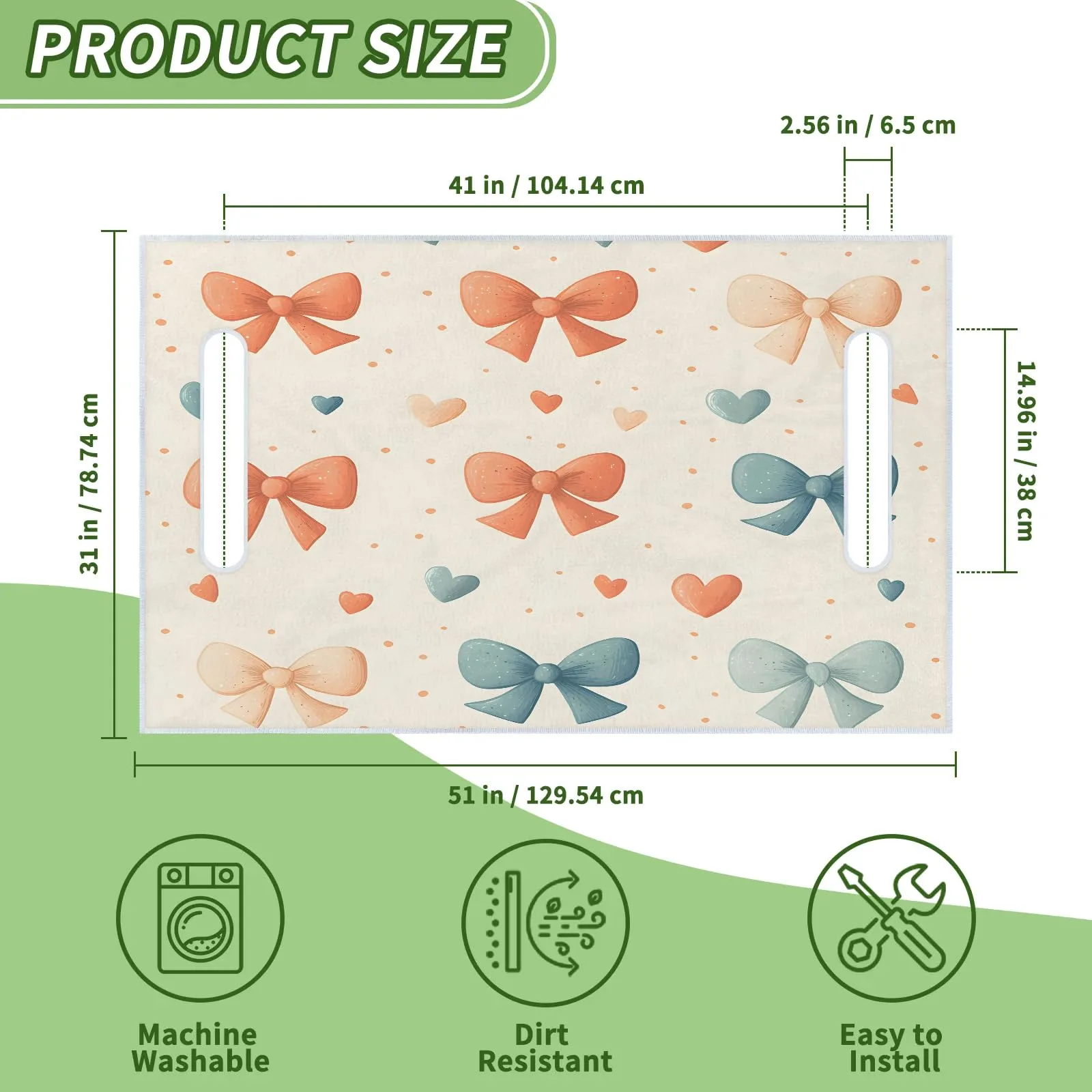 Tiveruda Golf Cart Seat Cover for Double Seats, 51 x 31 in image 2