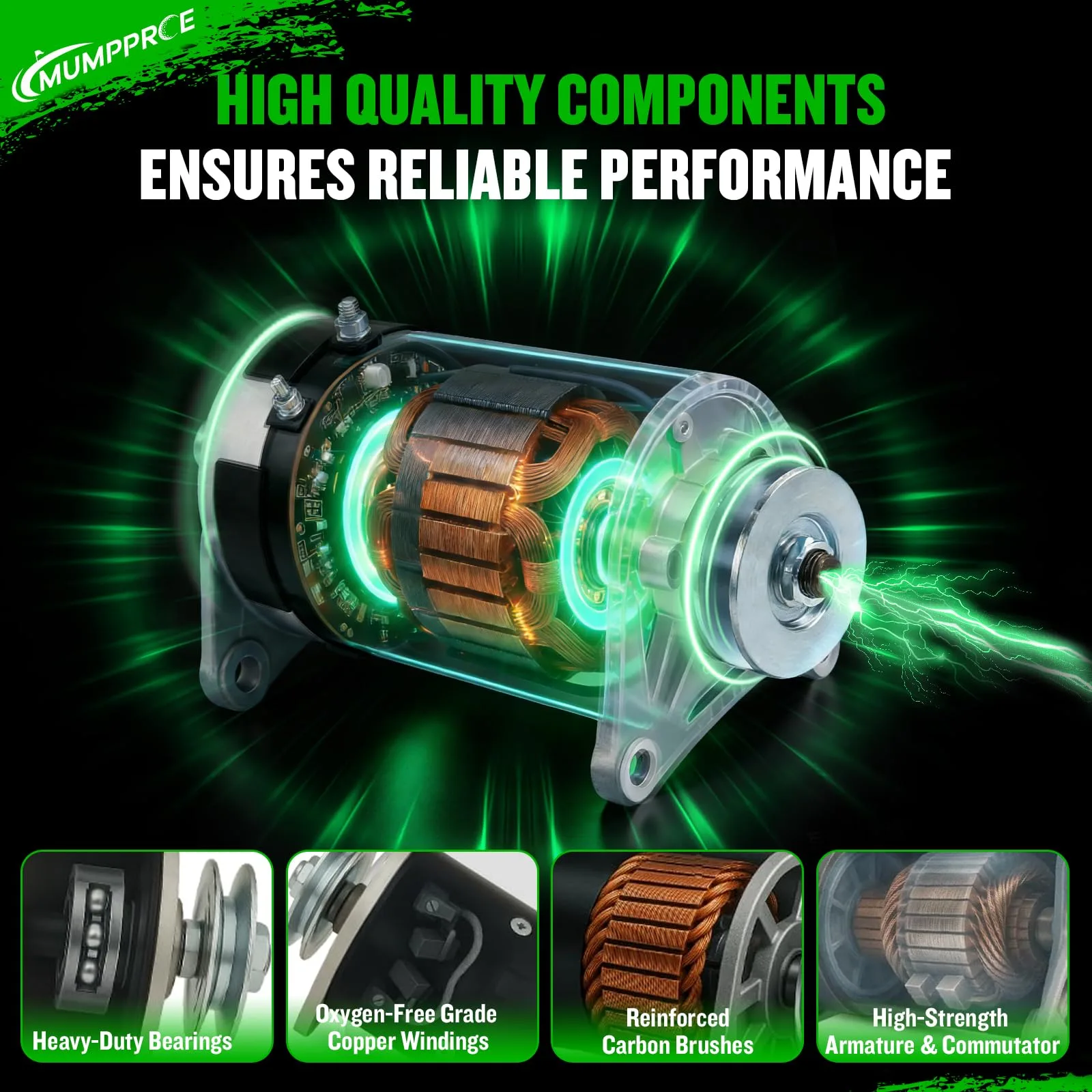 MUMPPRCE 12V Starter Generator for Club Car and E-Z-GO image 4