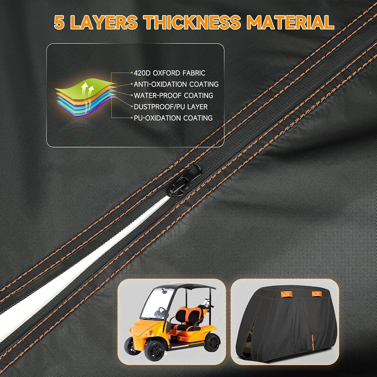 ZHLSUEC Cover for ICON EV EPIC E40FX 4-Seater image 3