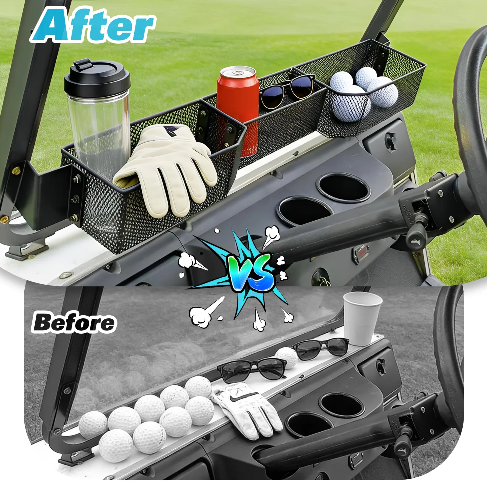 KAKABAS Dash Storage Tray for Club Car DS 2001+ image 3