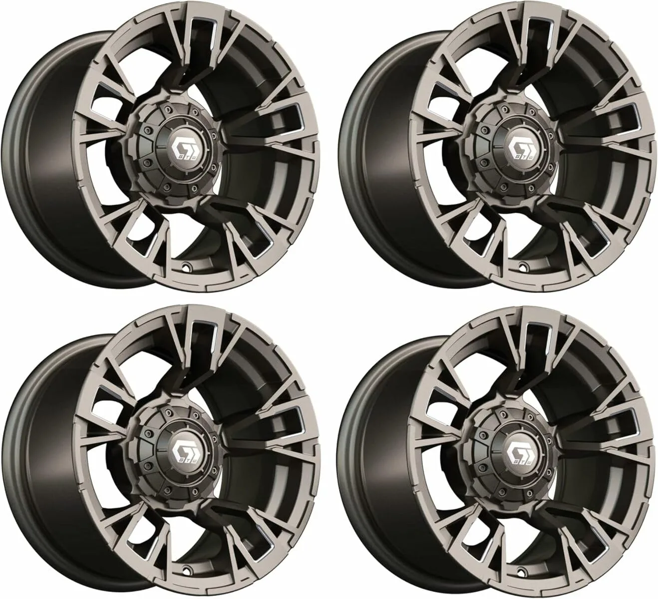 GTW Vandal 12-Inch Golf Cart Wheel Set 19-422
