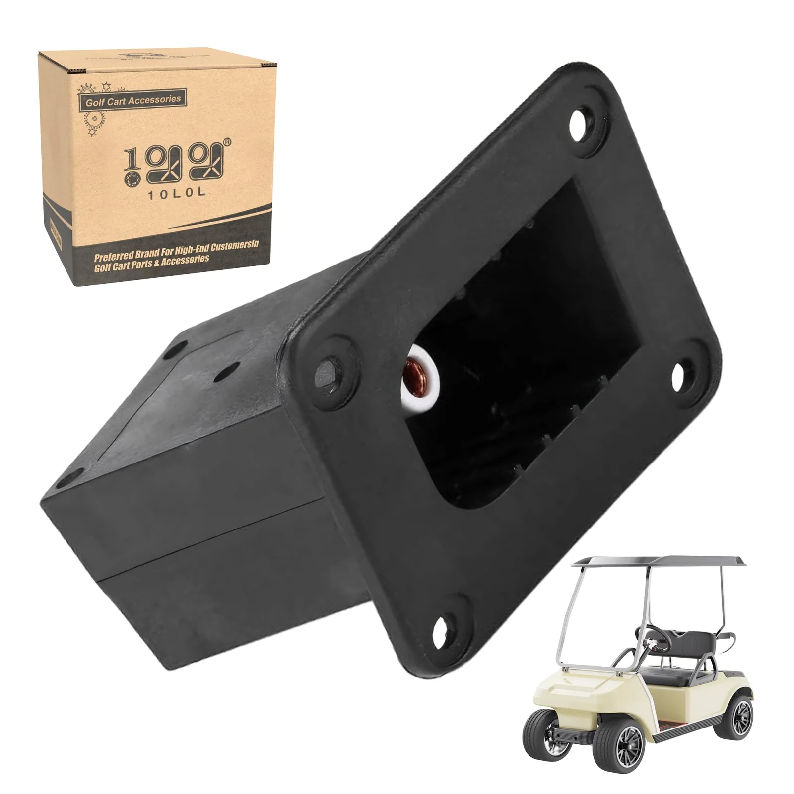 10L0L 36V Powerwise Charger Receptacle for E-Z-GO TXT