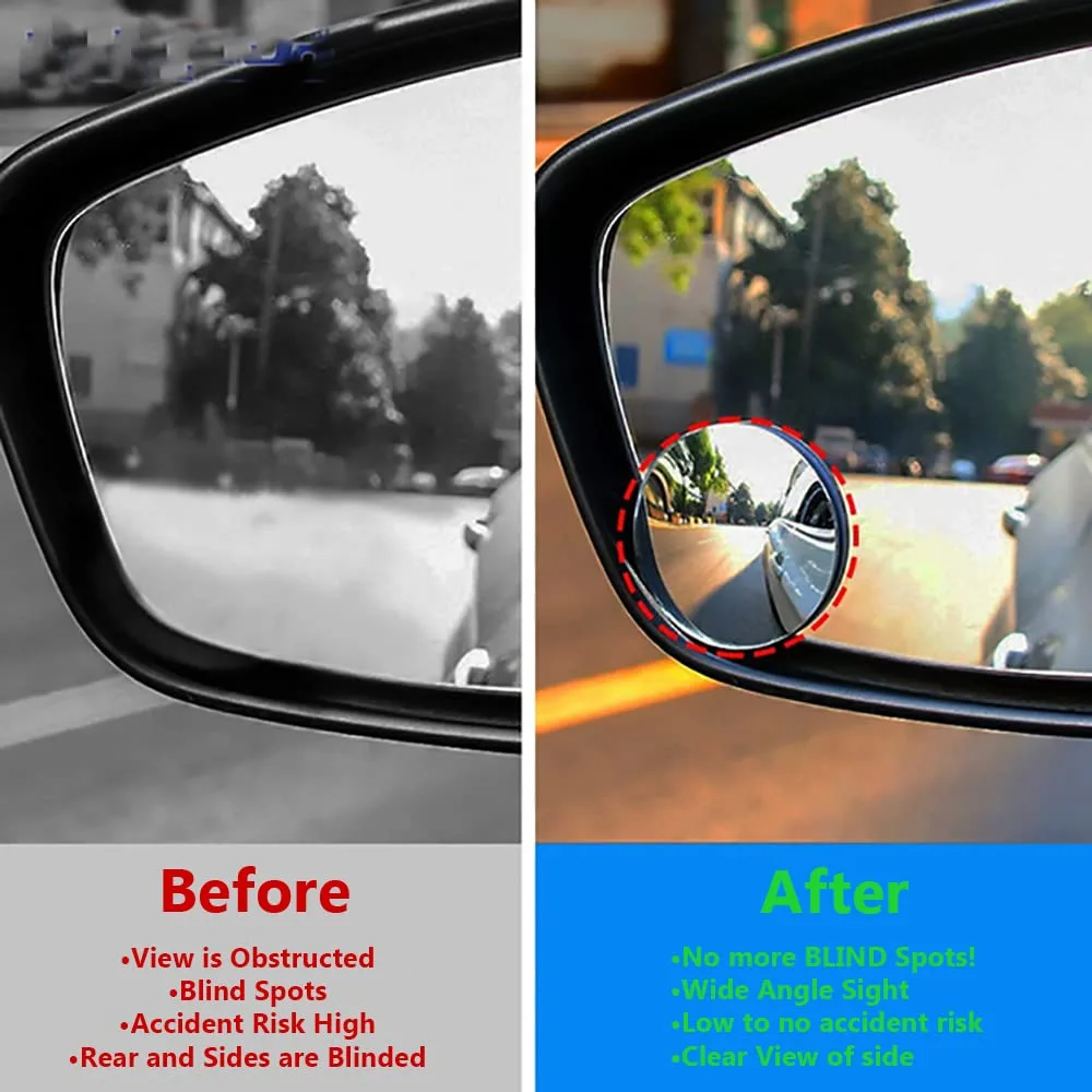 Essential Contraptions 2-Inch Blind Spot Mirrors for E-Z-GO Liberty image 2