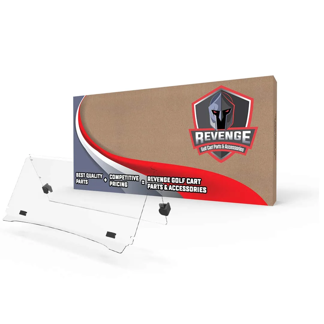REVENGE Tinted Folding Windshield for Yamaha Drive G29, 2007-2016