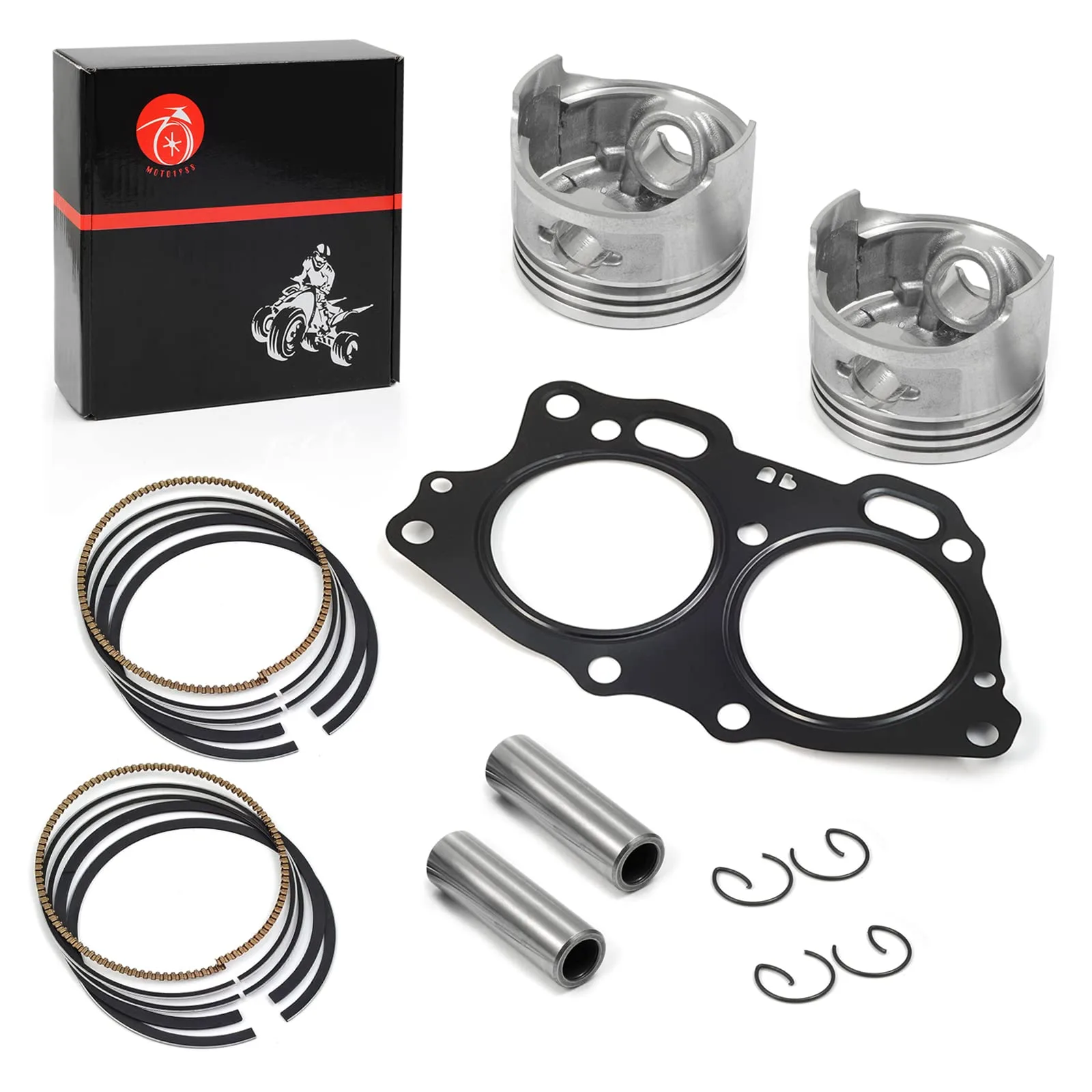 MOTO1988 0.5mm Top-End Kit for E-Z-GO 350cc Golf Cart image 3