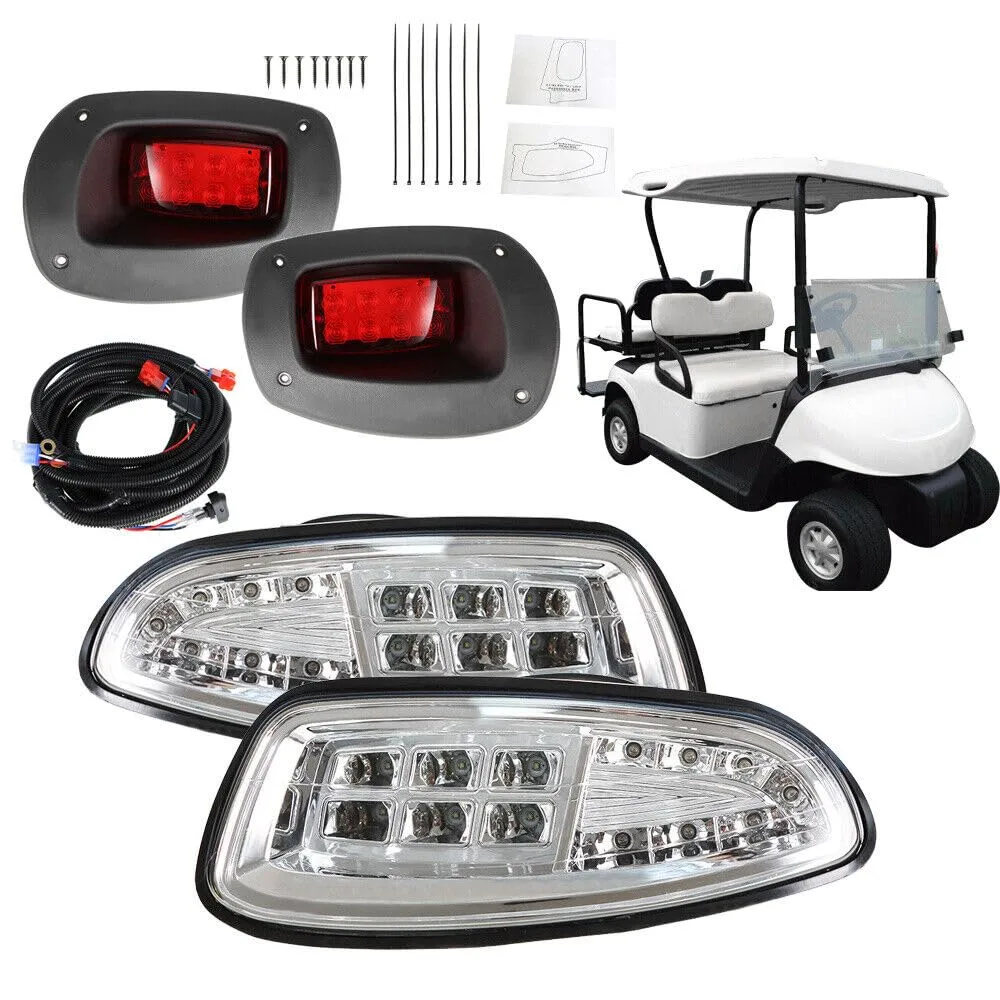 LED Headlight & Taillight Kit for E-Z-GO RXV 2008-2015