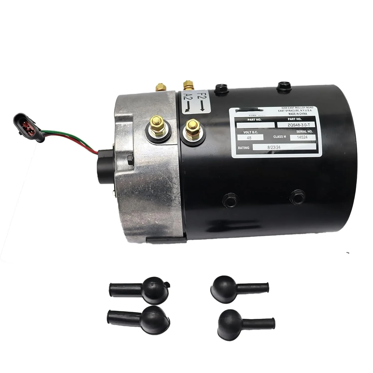 Hdnverys 48V 3kW Electric Cart Motor ZQS48-3.0-T