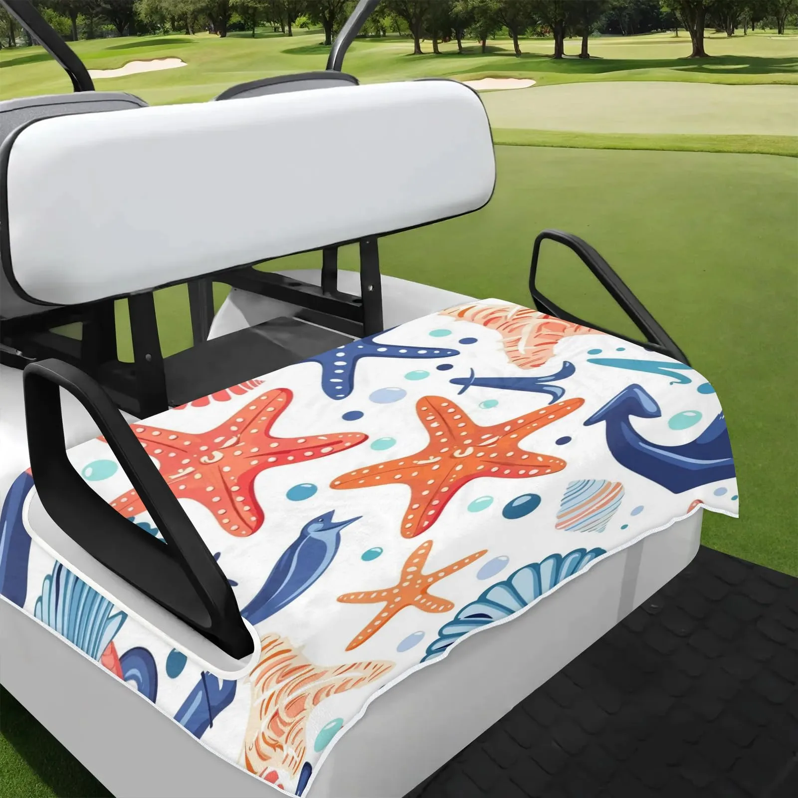 Tiveruda Golf Cart Seat Cover for Double Seats