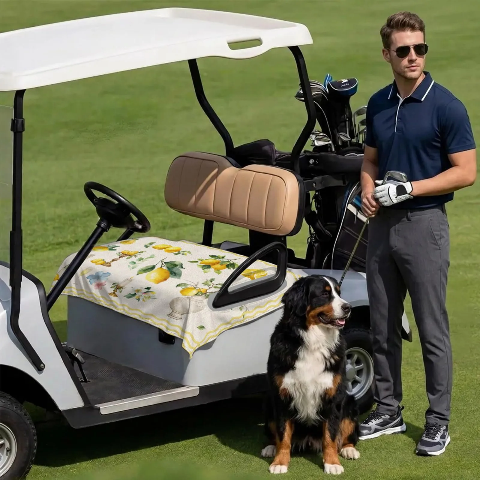 DecorLovee Golf Cart Seat Cover 51 x 31 Inch image 3