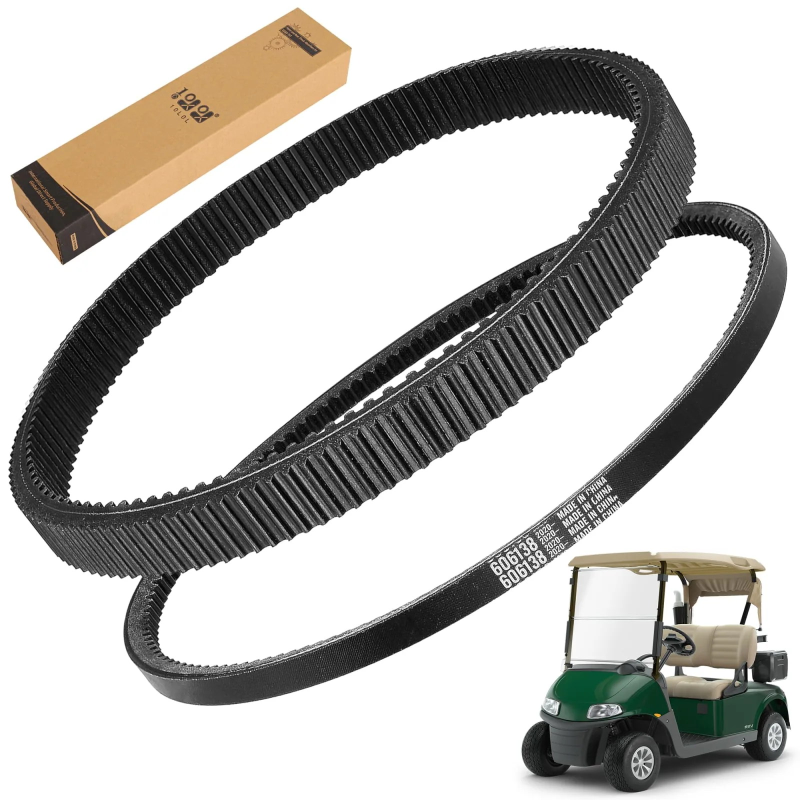 10L0L E-Z-GO Golf Cart Drive and Starter Belt Kit