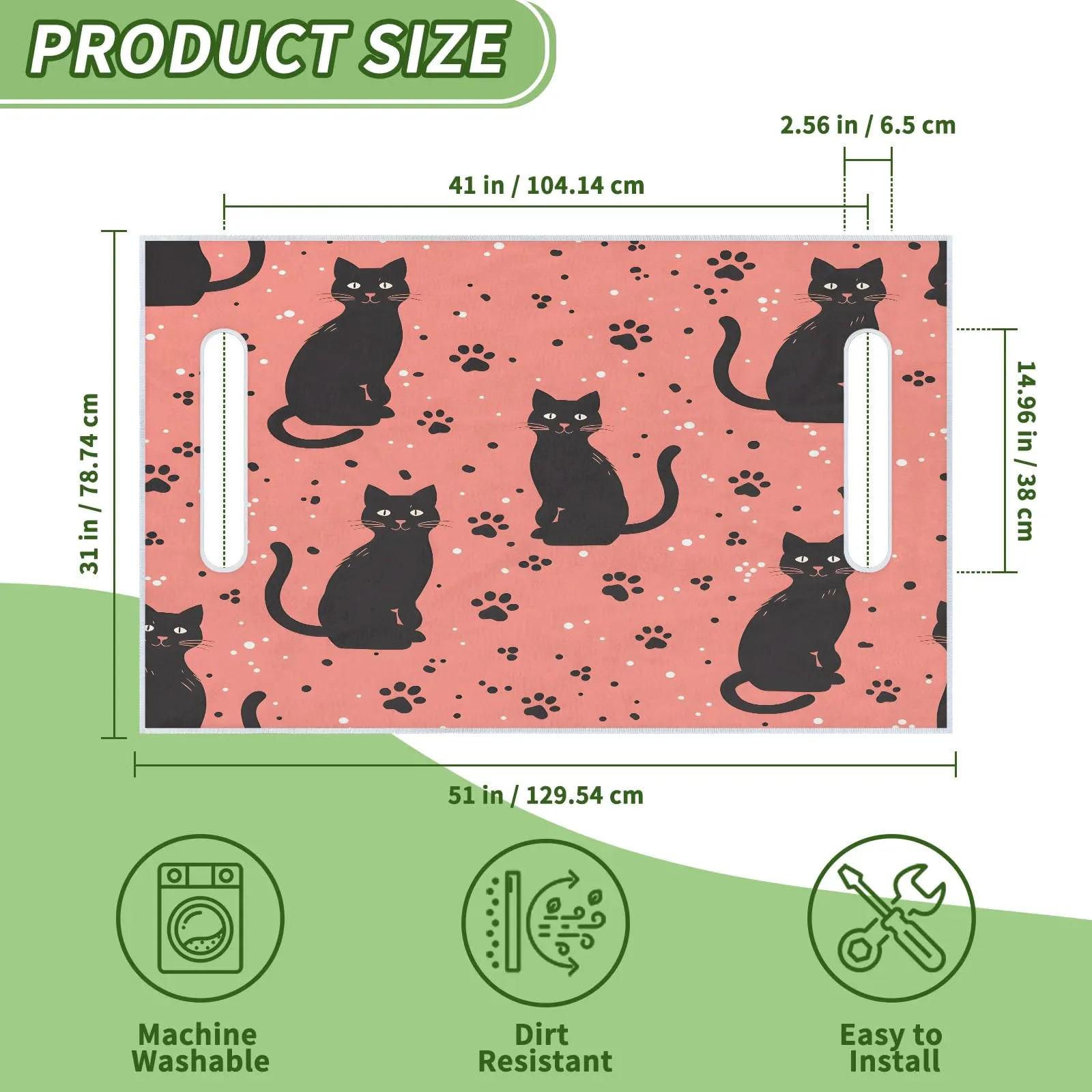 Tiveruda Golf Cart Seat Cover for Double Seats, 51 x 31 in image 2