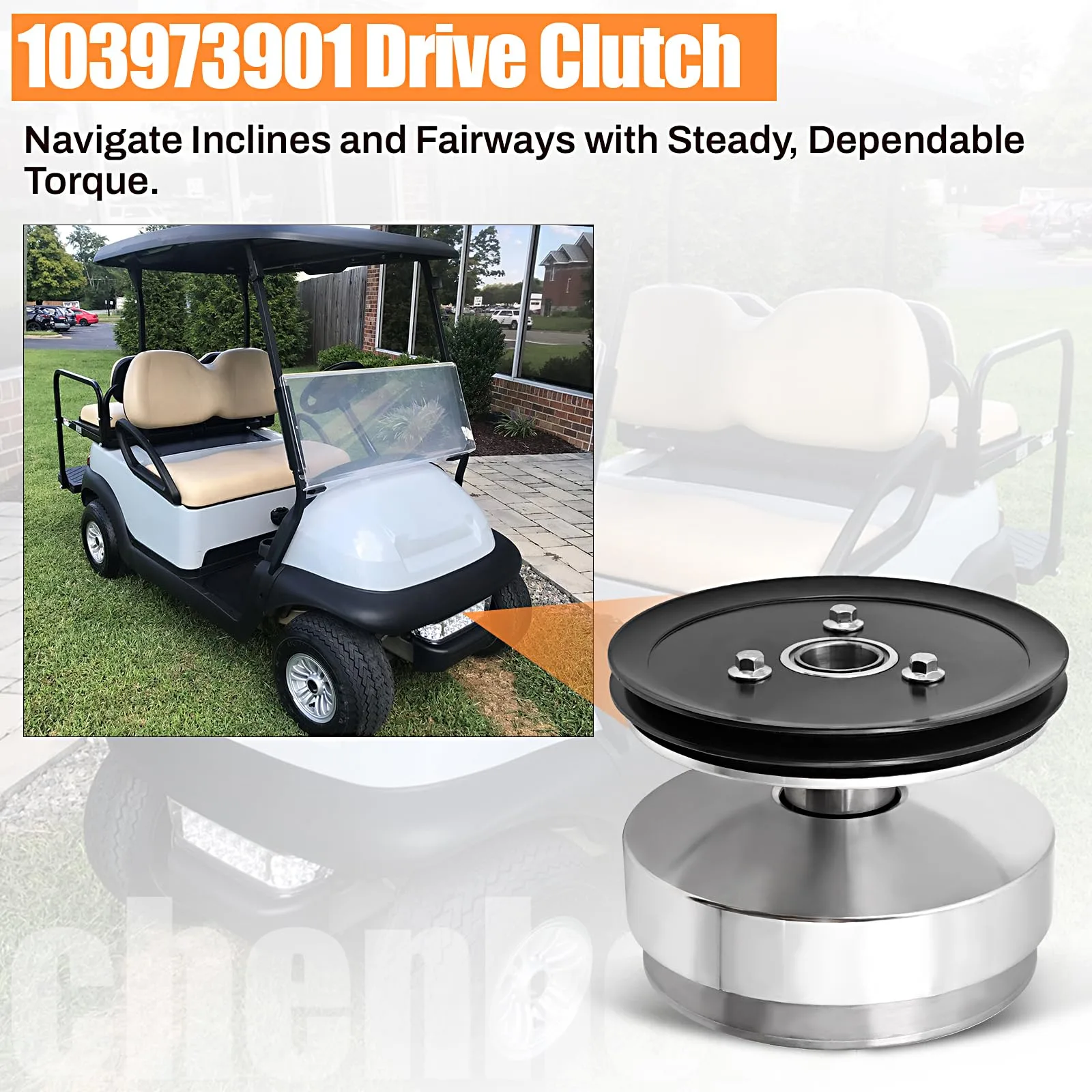 Teilelager 103973901 Drive Clutch for Club Car Pedal-Start Carts image 3