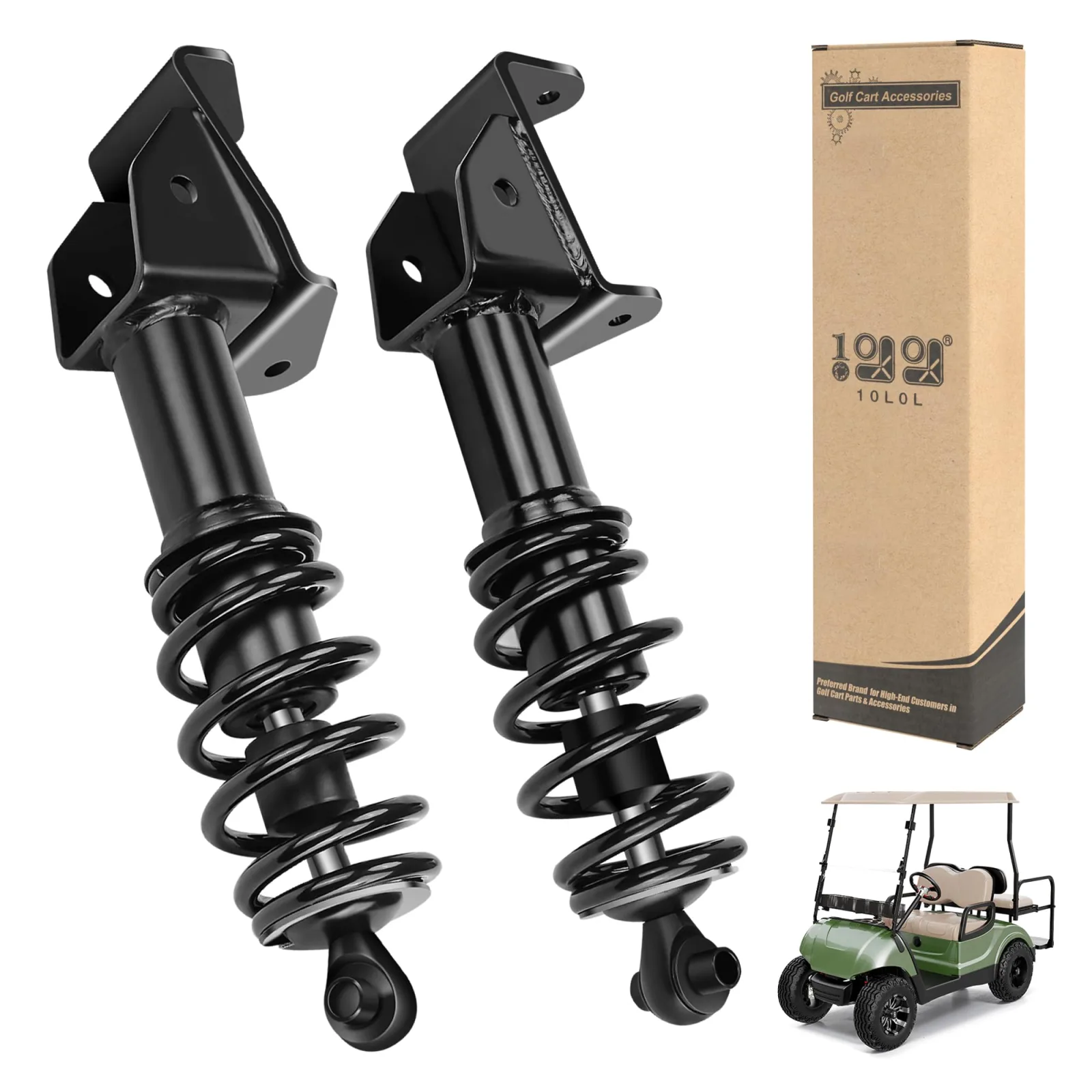 10L0L Front Shock Absorber Kit for Yamaha G29 Drive JW2-F3390-00 / JW2-F3350-00 (2007-2016)