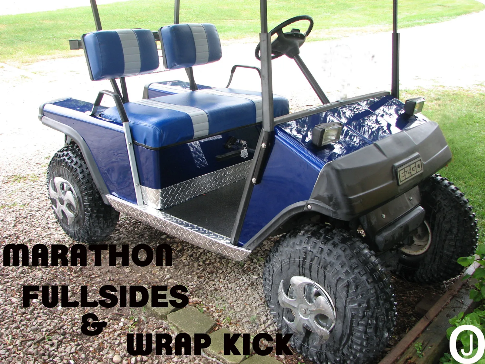 J & O Carts Parts E-Z-GO Marathon Rocker & Kick Set