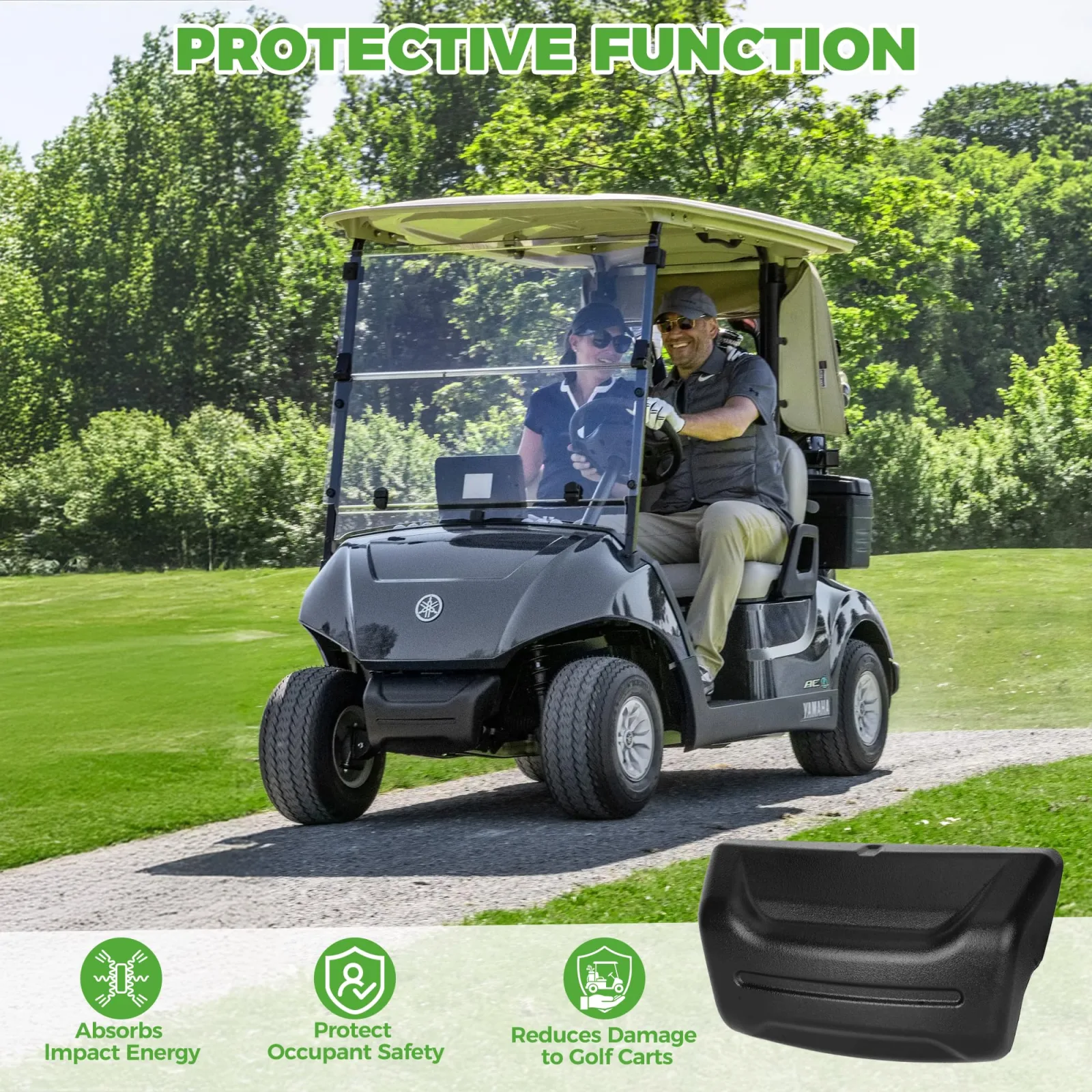 10L0L Front Bumper for Yamaha Drive 2, 2007+ image 3