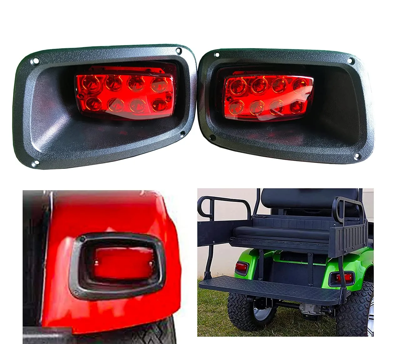 BestAccess LED Tail Lights for E-Z-G-O TXT Golf Carts image 4