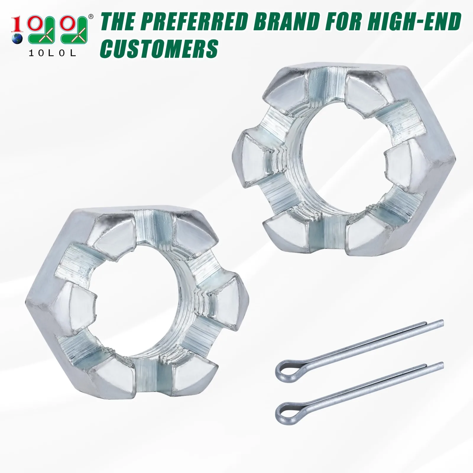 10L0L Slotted Nut and Pin Kit for E-Z-GO TXT image 4