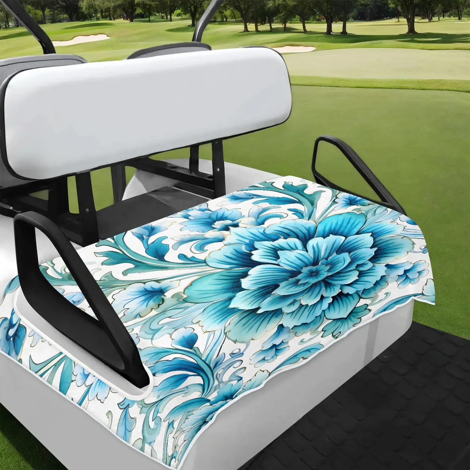 Tiveruda Golf Cart Seat Cover for Double Seats