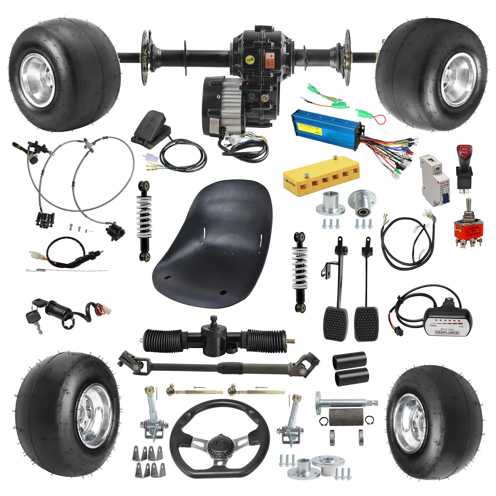 YC Yier 48V 1000W Differential Axle Upgrade Kit