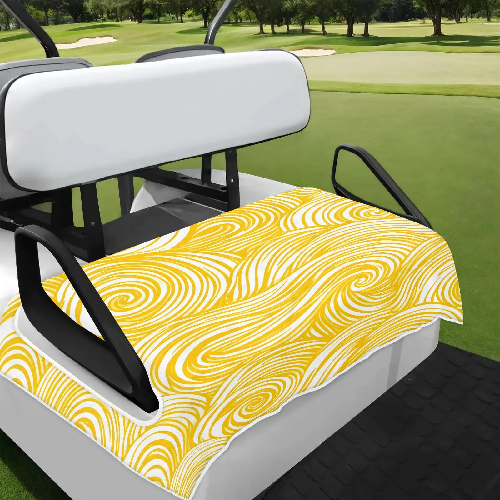 Tiveruda Golf Cart Seat Cover for Double Seats, 51 x 31 in