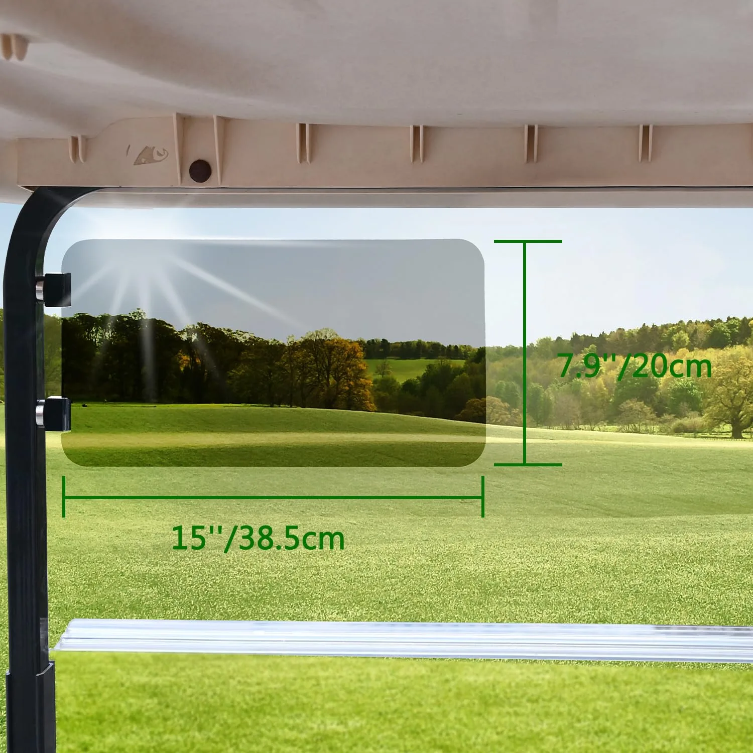 Urgown Magnetic Golf Cart Sun Visor GCSV - 001 image 4