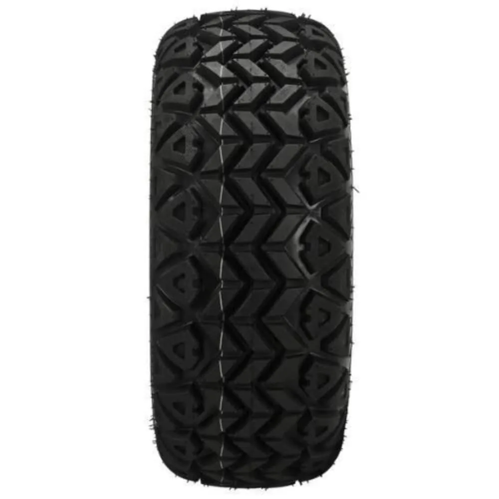 REVENGE Casino Matte Black Golf Cart Wheels and Tires Set image 3