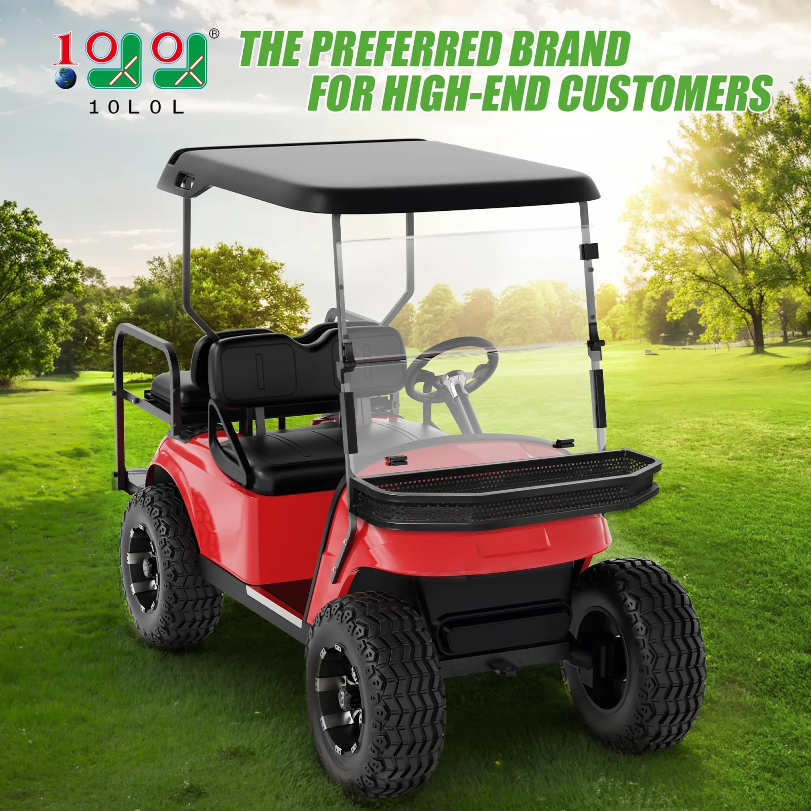 10L0L E-Z-GO TXT/RXV Front Cargo Basket image 2