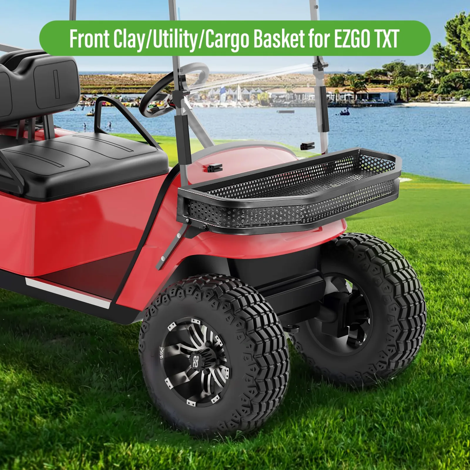 10L0L E-Z-GO TXT/RXV Front Cargo Basket image 3