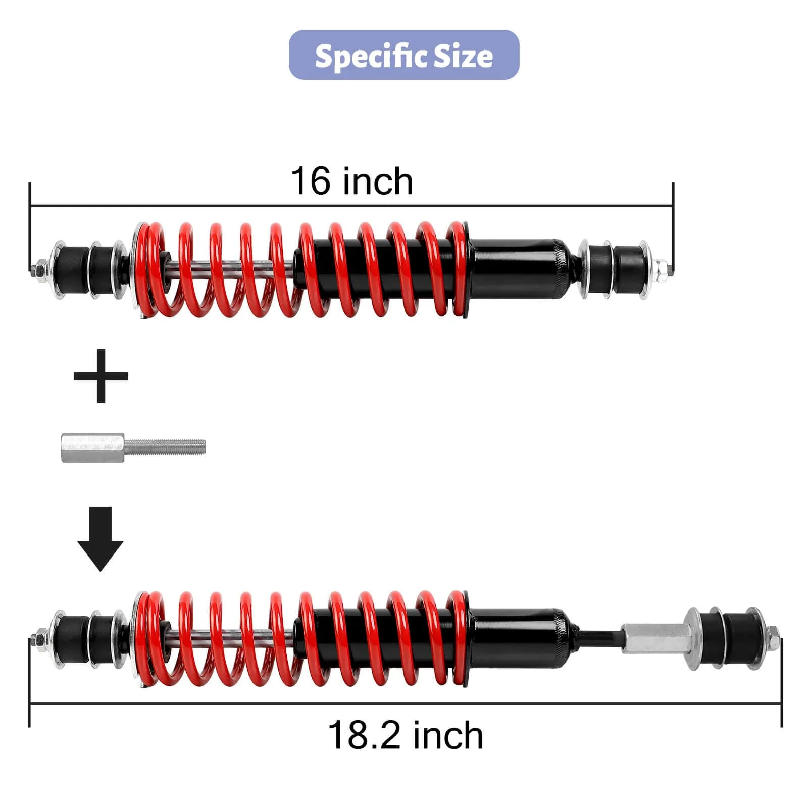 MOSNAI Coil Spring Shocks for E-Z-GO TXT/Medalist image 3