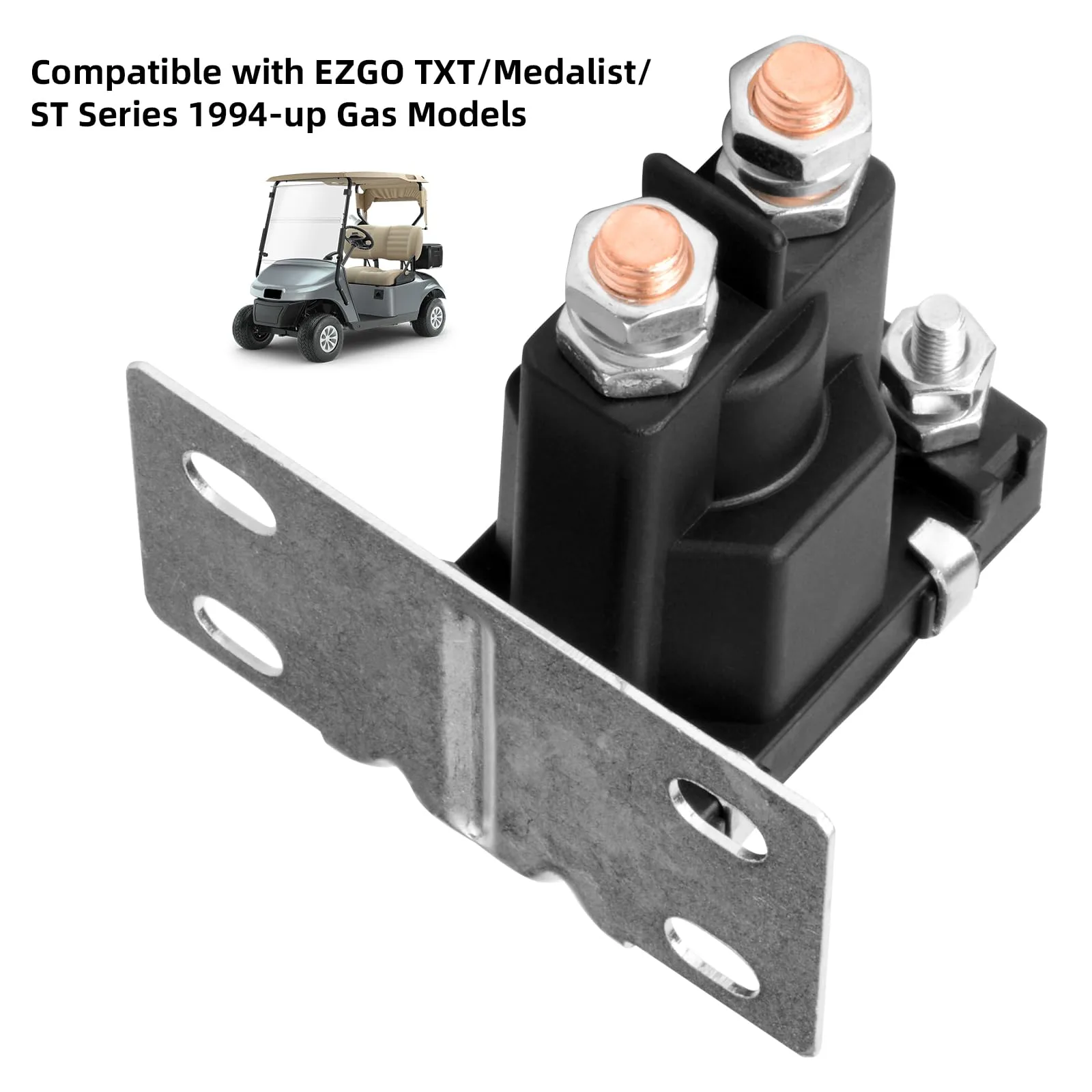 Roykaw 14V 200A Golf Cart Solenoid RG0111 (Replaces 27153G01) image 2