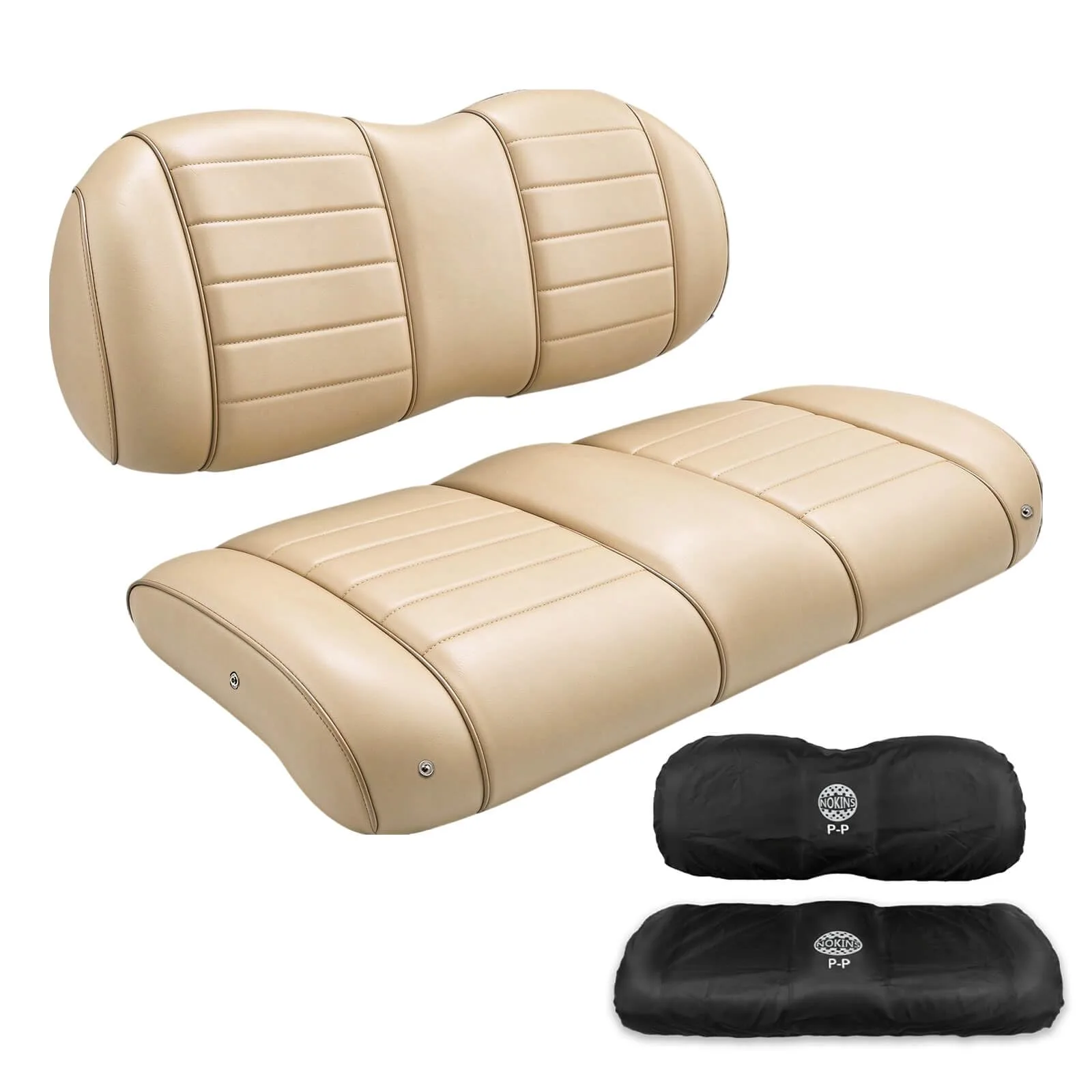 NOKINS Golf Cart Seat Replacement Kit YJSCK003-Tan