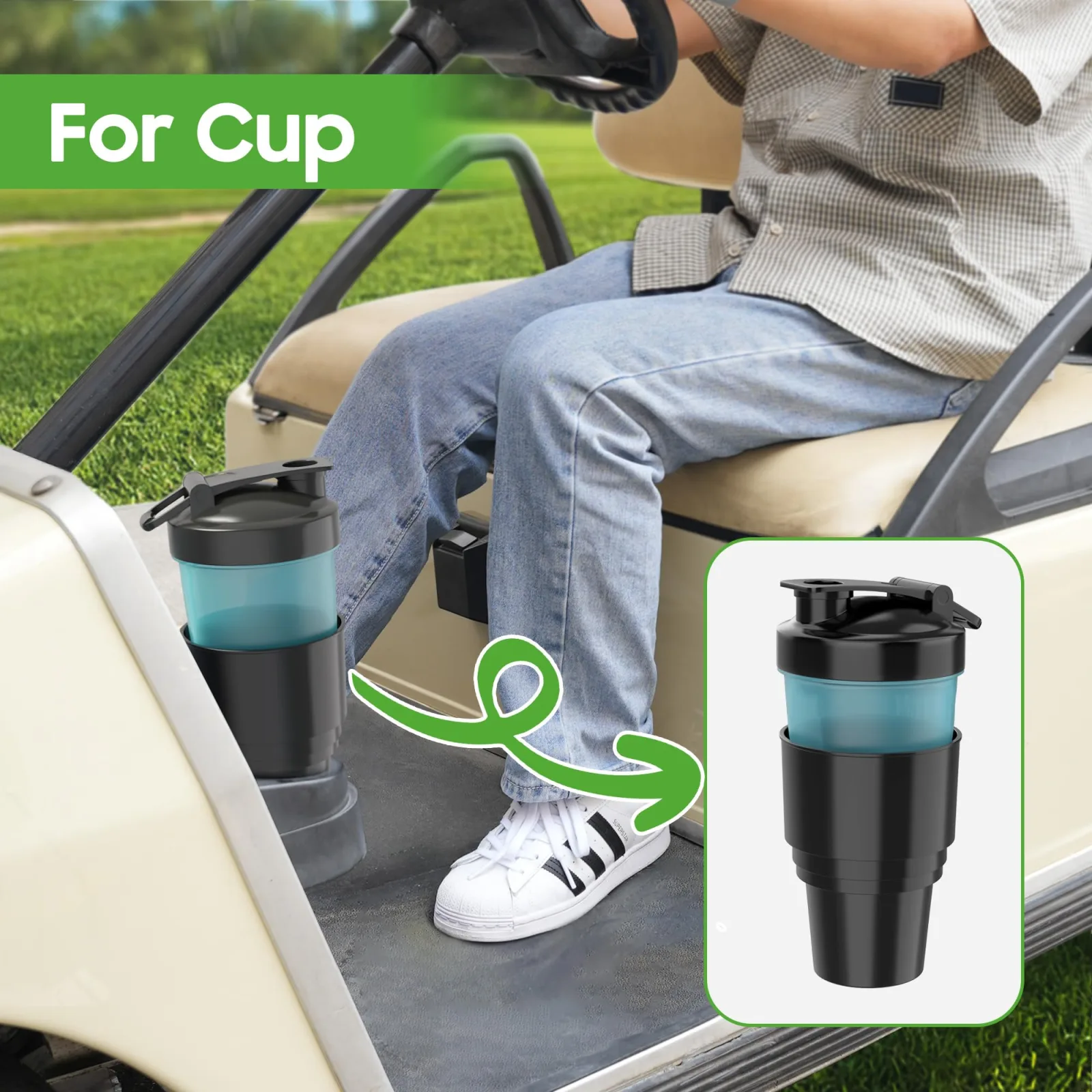 10L0L Golf Cart Propane Cup Holder for Yamaha and E-Z-GO image 4