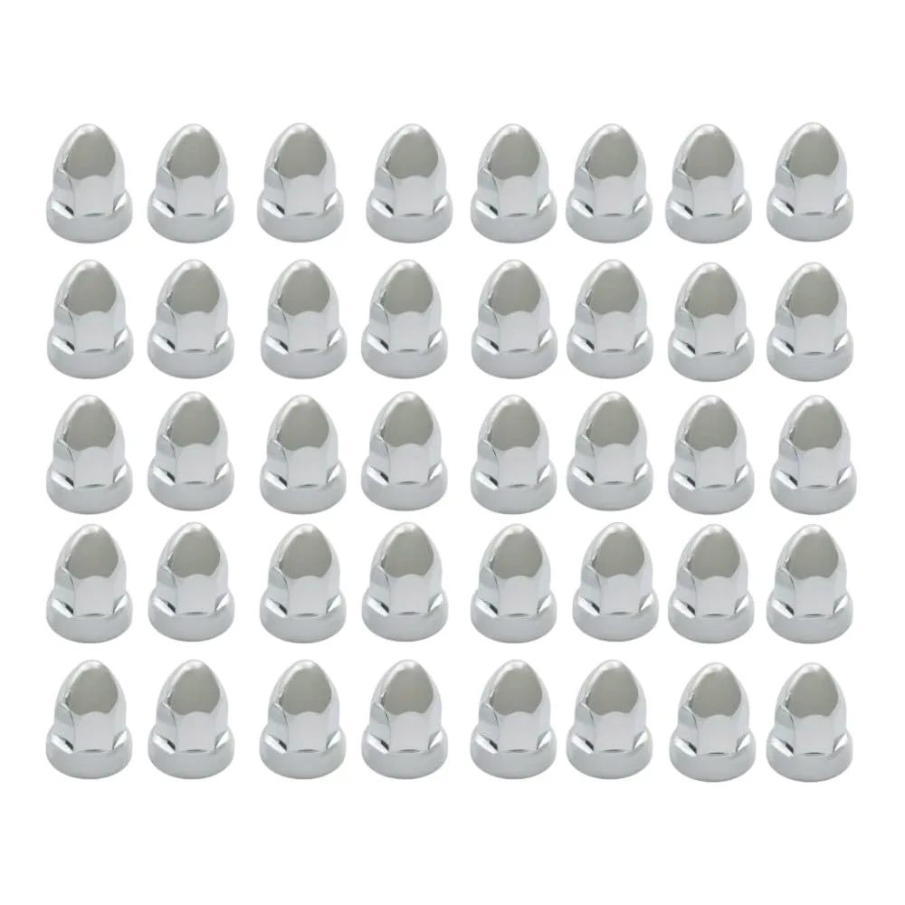 Generic 33mm Chrome Lug Nut Covers, Mod-G33S-3692