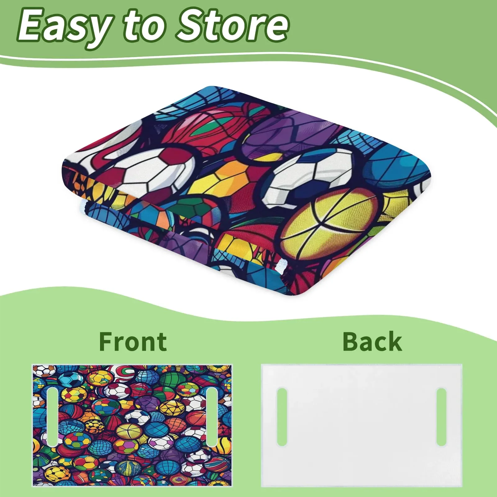 Tiveruda Golf Cart Seat Cover for Double Seats 51 x 31 in image 4