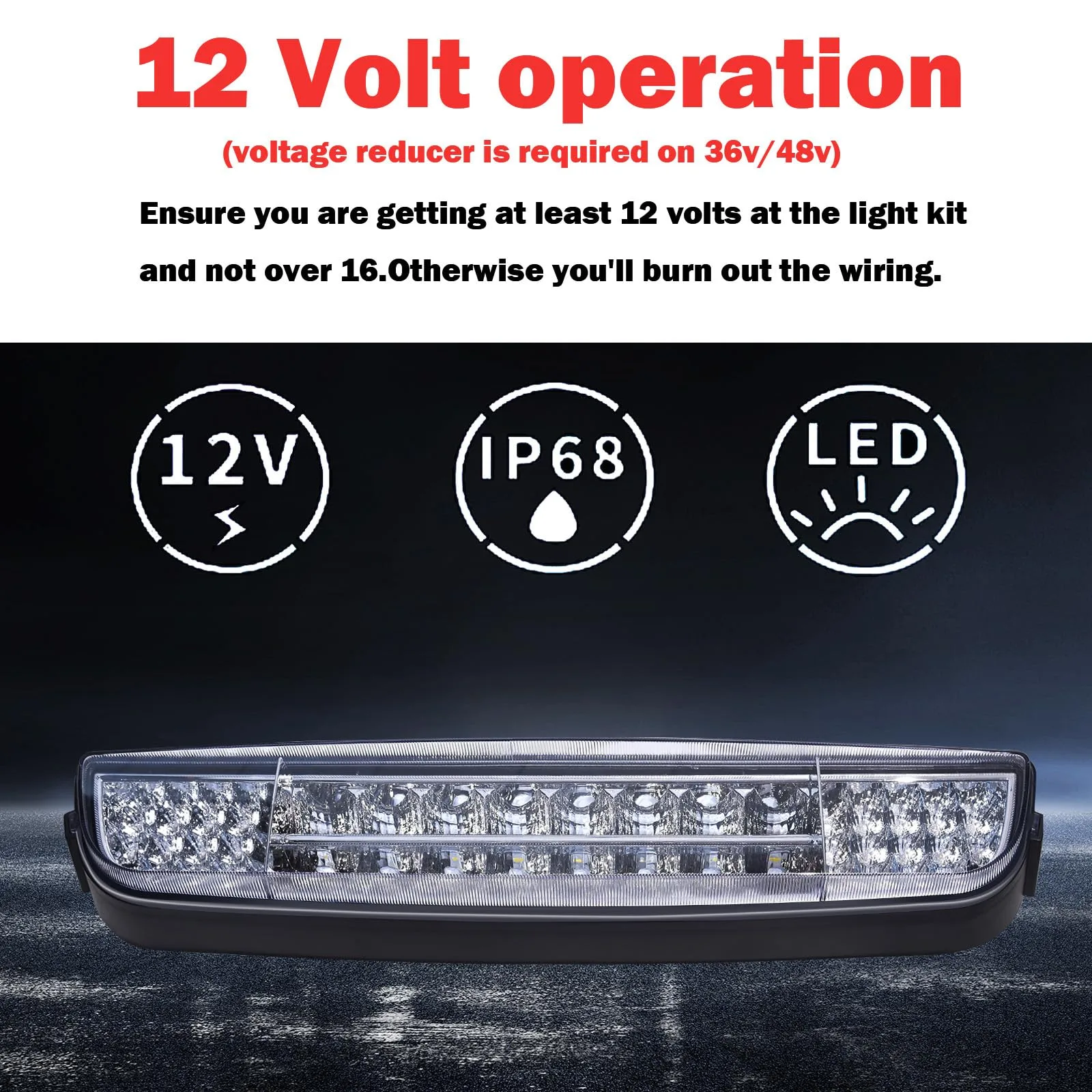 Orle Oko LED Light Kit for E-Z-GO TXT 1996-2013 image 2