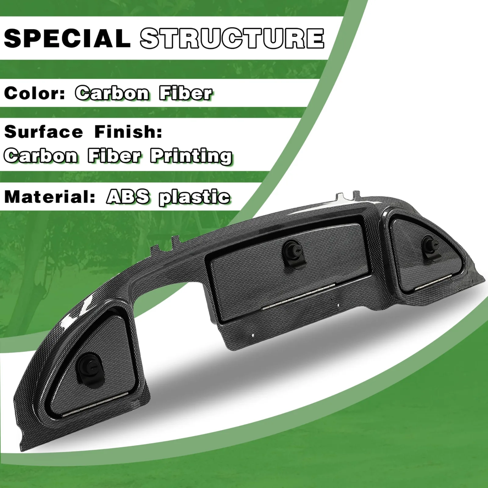 Kojem LYMP-100-1 Dash Cover for Club Car Precedent image 3
