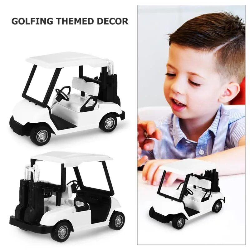 Toyvian Mini Golf Cart Model Diecast Alloy Pull-Back Toy image 4
