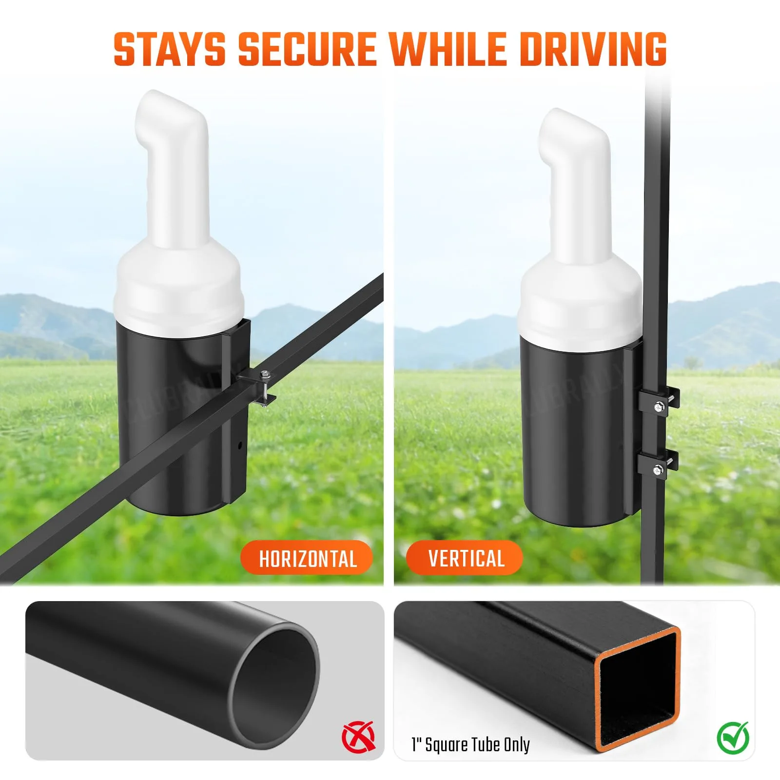 CLUBRALLY Golf Cart Sand Bottle with Holder Aix-CB-033 image 4