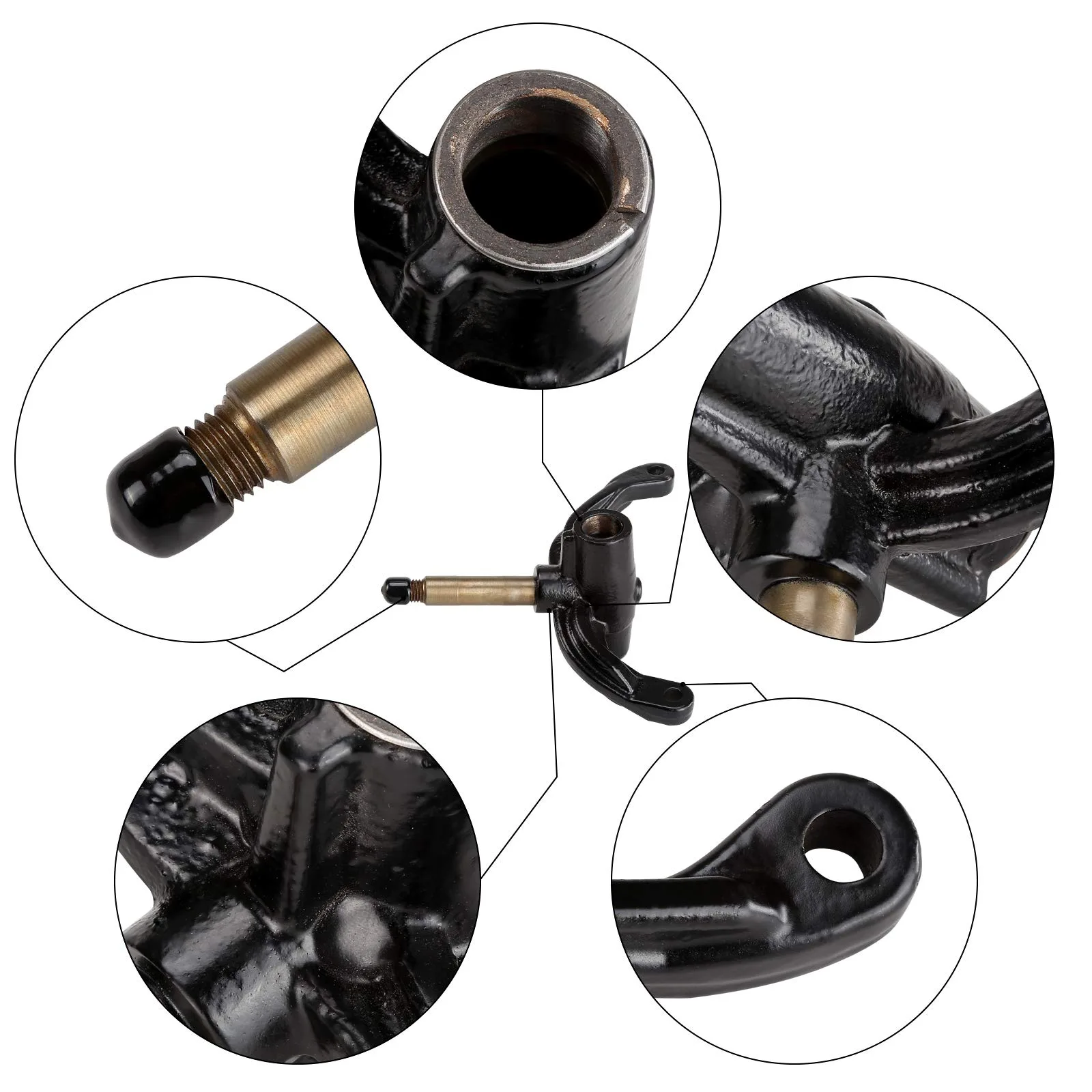 10L0L E-Z-GO RXV Right (Passenger) Front Spindle Assembly image 2