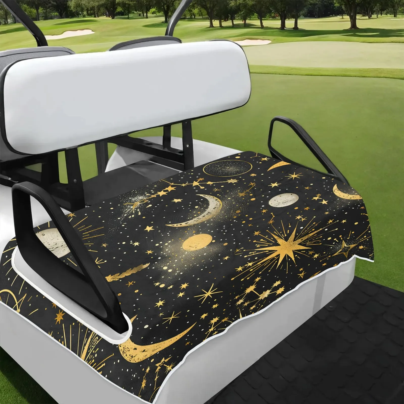 Tiveruda Golf Cart Seat Cover for Double Seats, 51 x 31 in