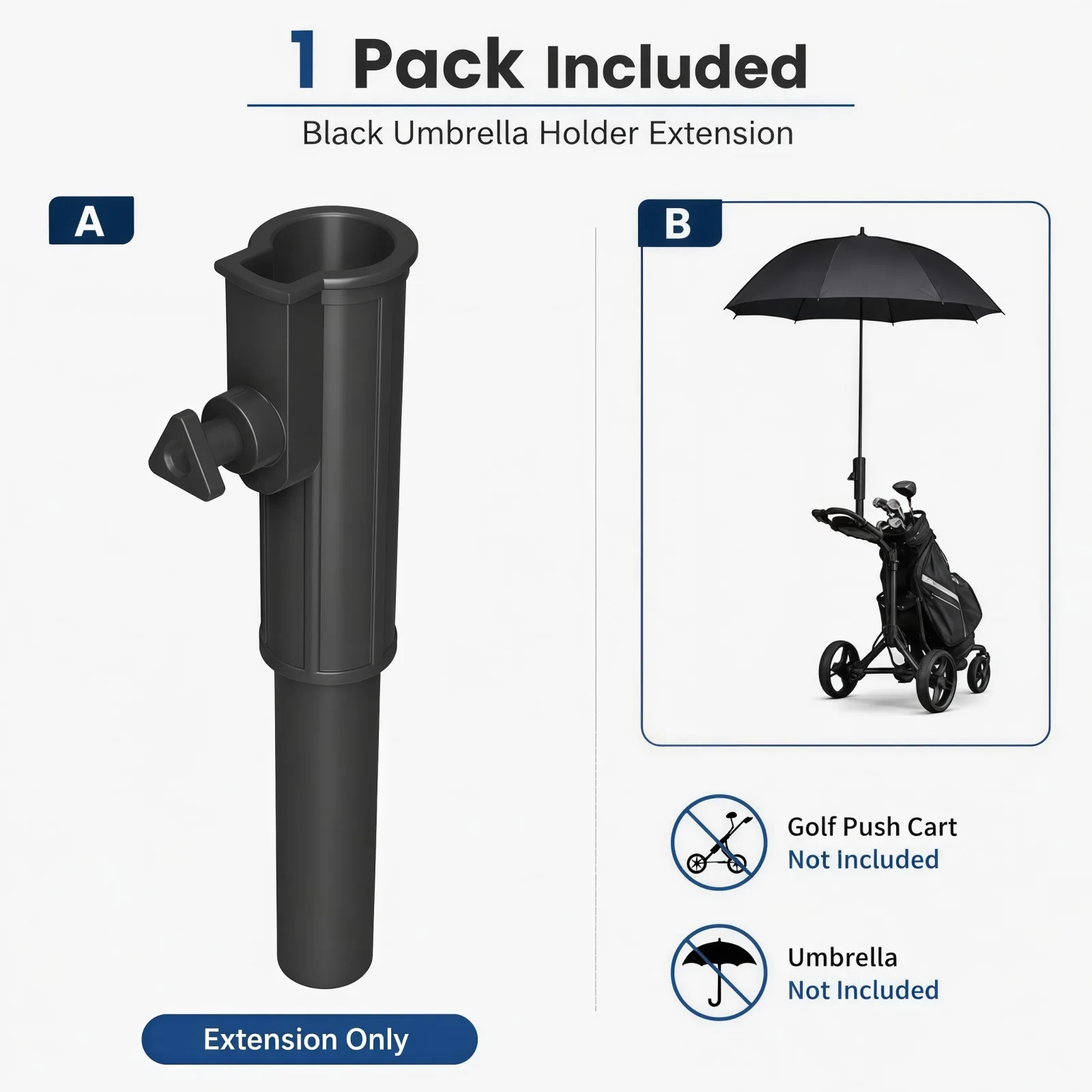 KRHQXW 6-Inch Umbrella Holder Extension for MGI Zip image 2